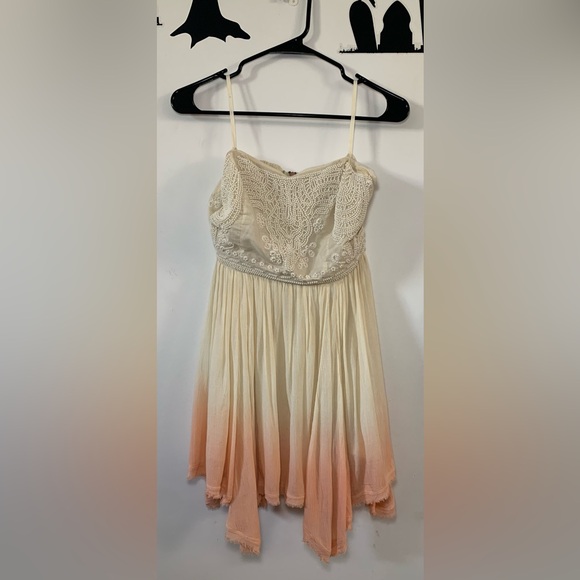 Urban Outfitters Ecote Hand-Beaded Sunset Ombré Dress - Picture 5 of 8